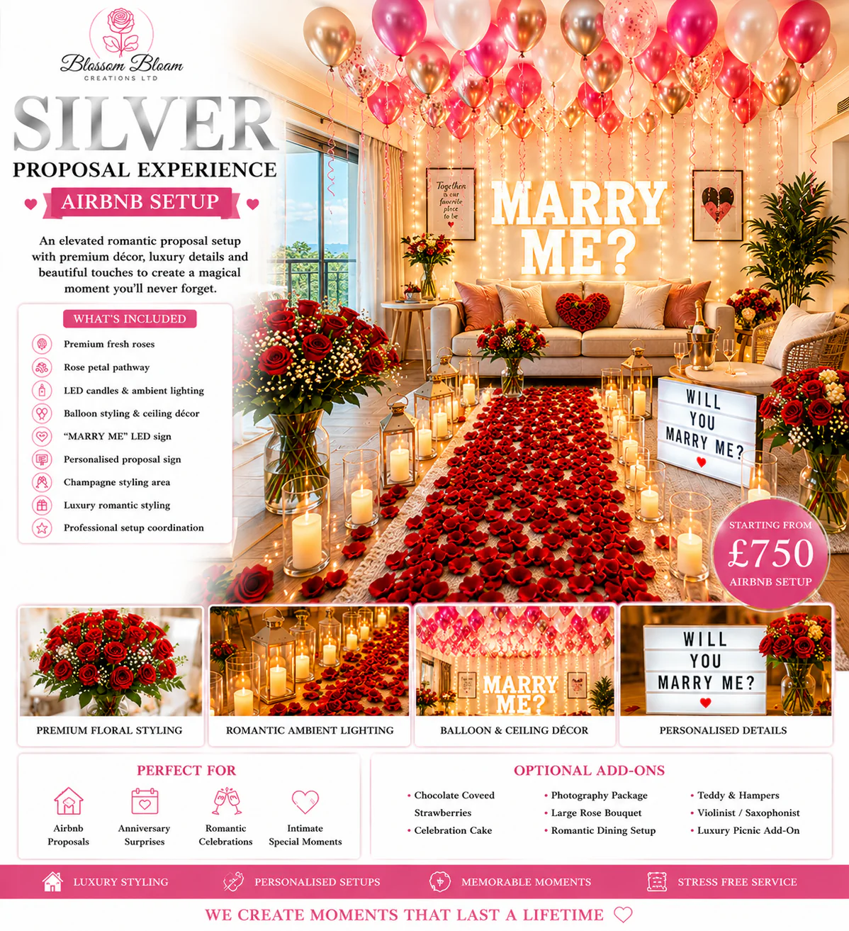 Romance & Proposal Experiences